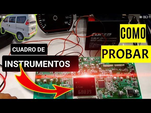 COMO PROBAR CUADRO DE INSTRUMENTOS / CONEXIÓN DE TABLERO /CURSO REPARACIONES ARMADO Y DESARMADO