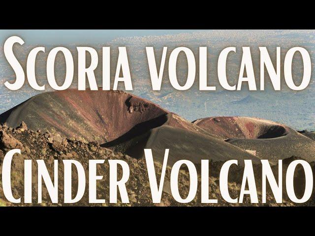 What is a SCORIA/CINDER CONE volcano?