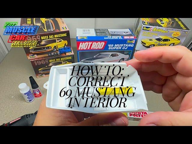 How To: Upgrade the Revell 1969 Mustang Boss 302 or Mach1 Interior tub