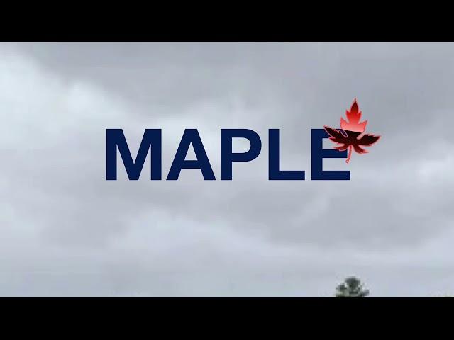 Maple Pictures logo from 1983 to 1987