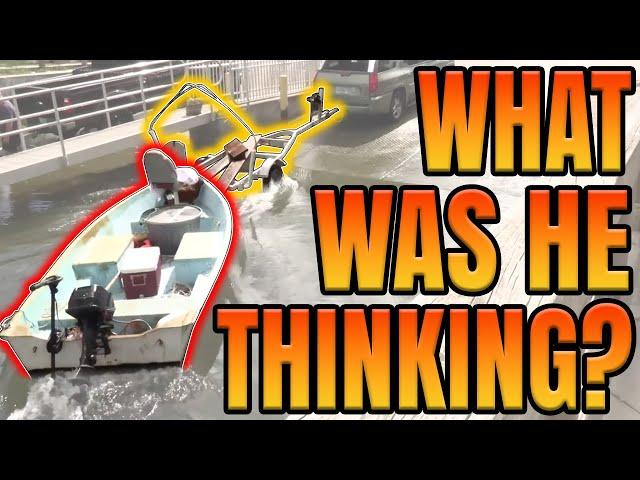 Death Trap! What Was He Thinking? Boat Ramp Fails- E43