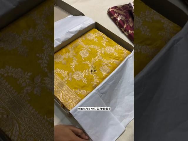 Banarasi Silk Saree With Price | banarasi saree | Banarasi Silk Saree | @JMSHandlooms #viral #shorts