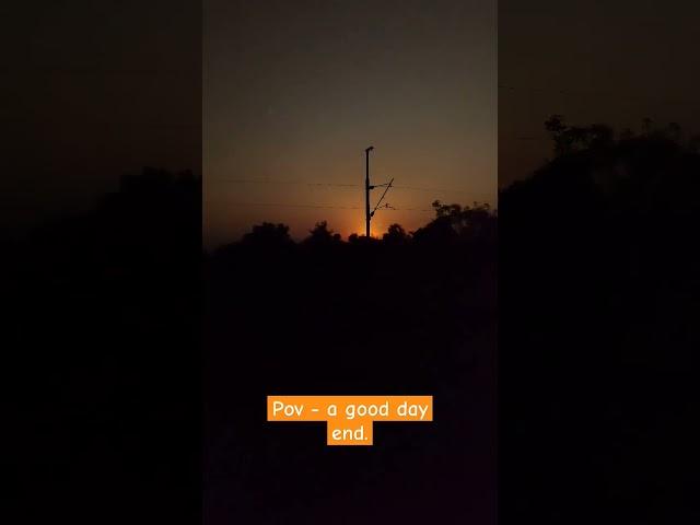 #sunset #beach #travel #waves #train #trendingshorts