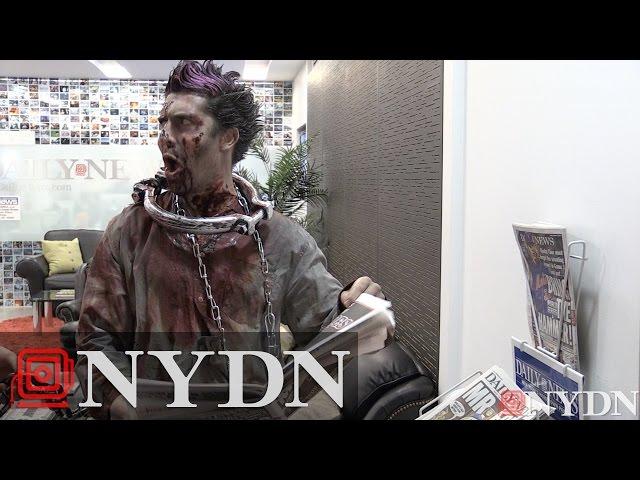 Zombie invades New York Daily News office