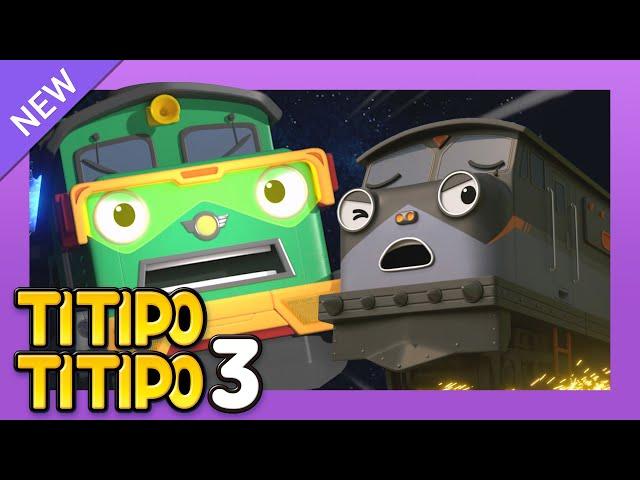 TITIPO S3 EP7 I want to be a hero l Train Cartoons For Kids | Titipo the Little Train