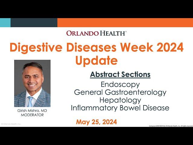 BEST OF DDW 2024: Session 1 - Endoscopy abstracts