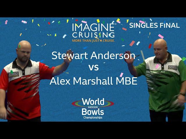 World Indoor Bowls Championship 2024 - THE FINAL - Stewart Anderson vs Alex Marshall MBE