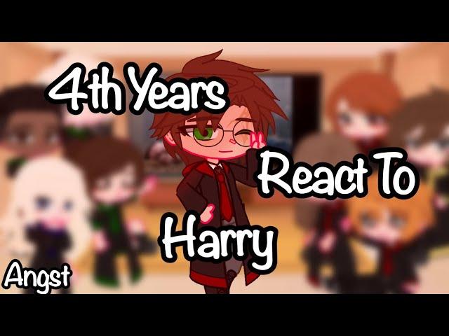 Hp 4th years react to Harry || Angst || Møøshroom T!me