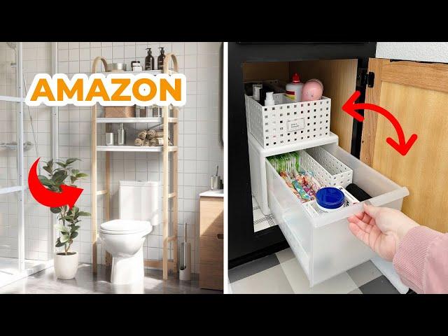 24 *Brilliant* Amazon Bathroom Storage & Organization Ideas