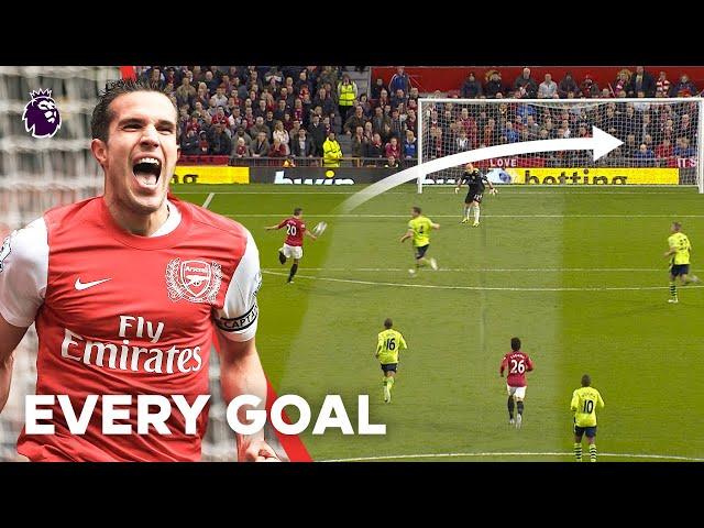 Every Robin van Persie Premier League Goal | Arsenal & Manchester United