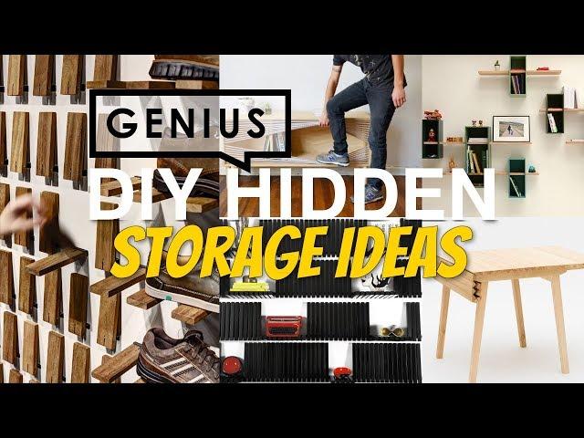 20 Smart DIY Hidden Storage Ideas that Keep Clutter in Check