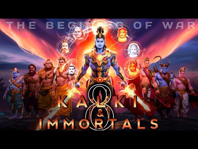 The Story of Avatar Kalki & 8 Immortal | Ready For War Against Evil Kali Purush | AI 3d Animation