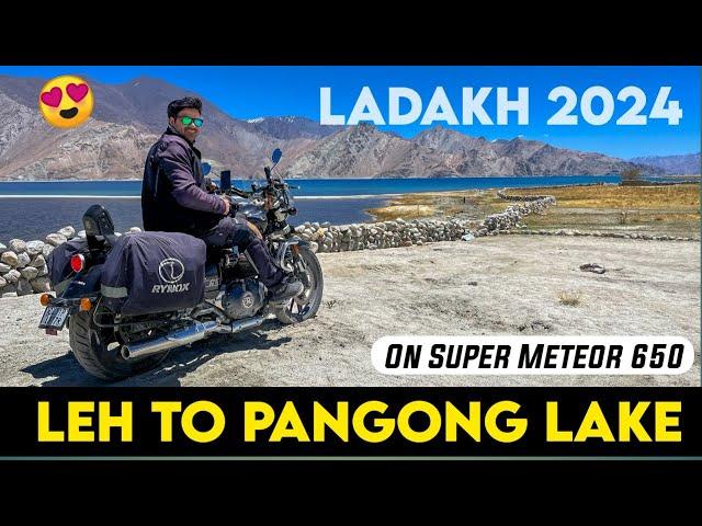 Leh To Pangong lakhe Ladakh Ride 2024|| Last Petrol Pump on 12000 ft in Thangtse