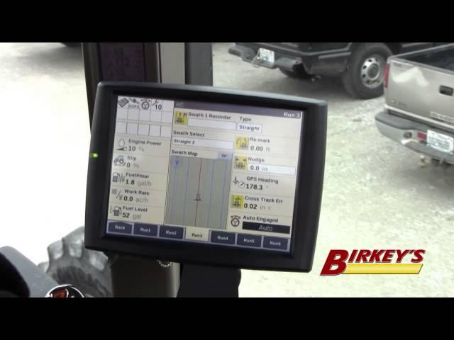 Birkey's: Setting up a guidance line on a Pro 700 monitor