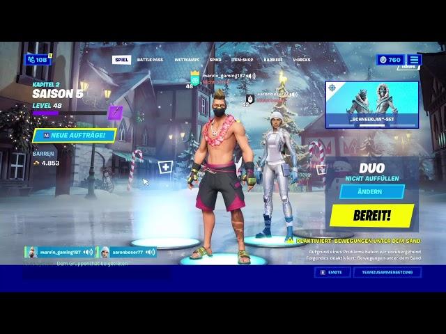 FORTNITE MIT AARON MAUS UND TASTATUR ZUM ERSTEN MAL 500 LEVER !!!!