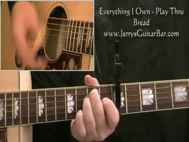 Bread Everything I Own (David Gates acoustic performance) | Guitar Performance Play Through