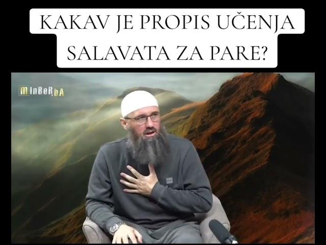 Kakav je propis učenja salavata za pare? - dr. Elvedin Pezić 