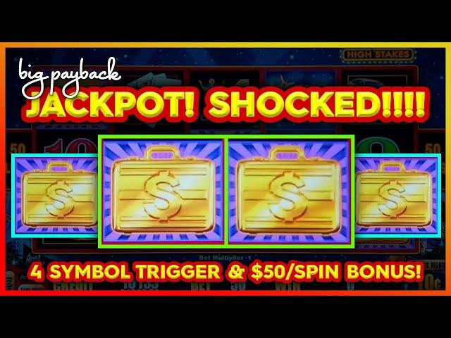 JACKPOT! $50/Spin Bonus & 4 Symbol Trigger Bonus on Lightning Link Slots!