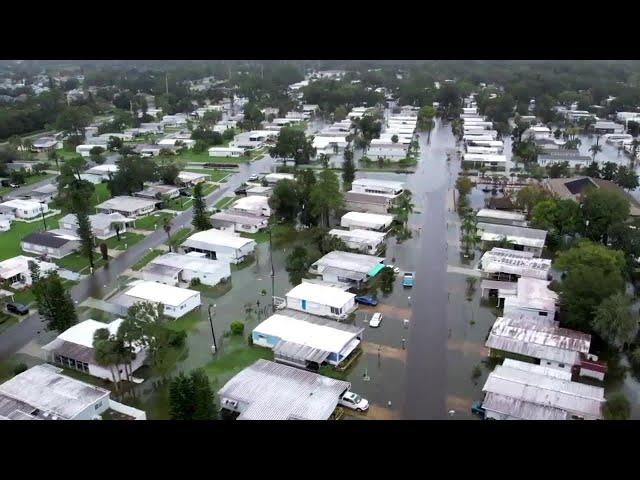 Damage in Pinellas County from Milton as resident recover from Helene