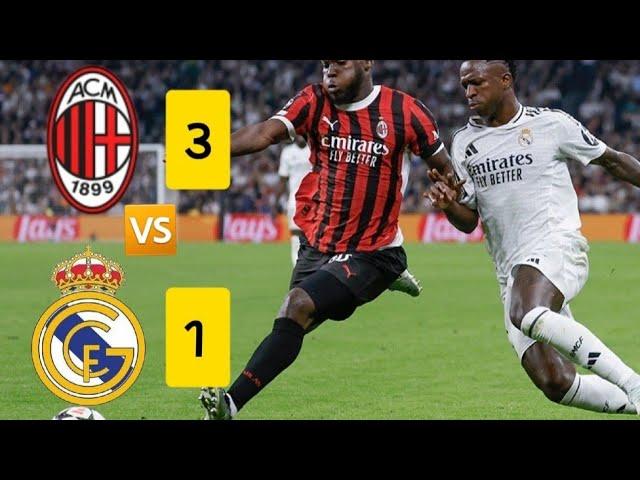 Real Madrid vs AC Milan 1:3 / Champions Leagues 2024