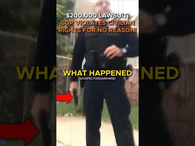 'I DON'T Have To TELL YOU Where I'm Going!' $200,000 Lawsuit for Cop Who Violated This Guy's Rights