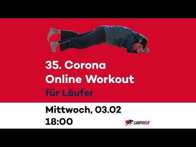 35. Corona Online Workout für Läufer