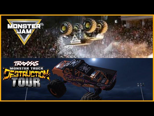 Recreating 10 BEST Monster Jam Moments & Tricks In M.T.D! (Monster Truck Destruction)