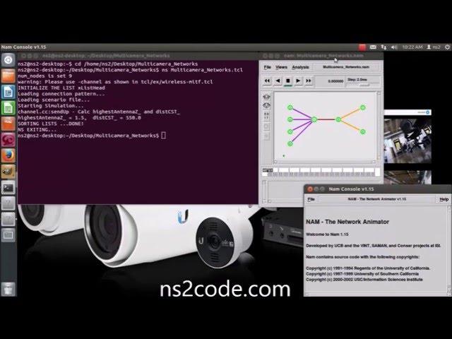 Multi Camera Networks using NS2 Simulator | NS2 Projects