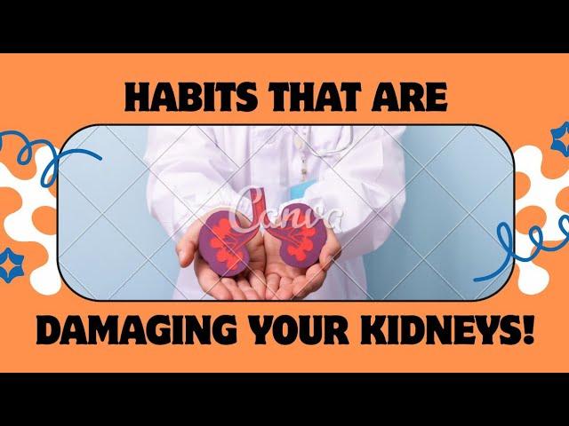 6 Daily Habits That Are Damaging Your Kidneys! | Kidney Health Tips You MUST Know