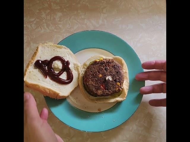 Dr  Peaeger's Perfect Fiesta Veggie Burger Review Part 2 #foodshorts #foodlover