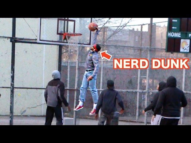 Nerds Play Basketball In The Hood Like A Boss!