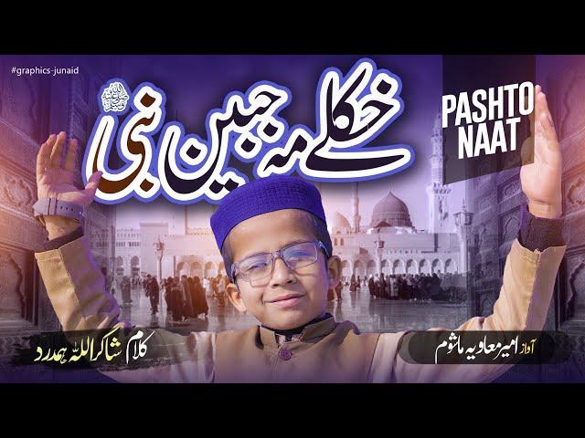 خکلے مہ جبین نبیؐ Khkulay Dil Ruba Nabi || 2024 Ameer Muavia Mashom || Latest pashto HD  Kalam Naat