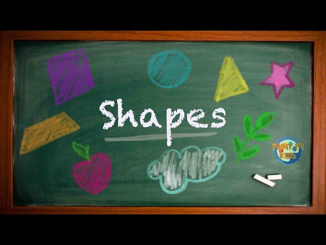 Beginner Art Education - All About Shapes - Elements of Design Lesson 2 - Art For Kids