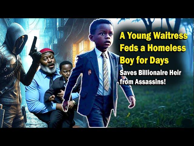 A Young Waitress Feds a Homeless Boy for Days, Saves Billionaire Heir from Assassins!
