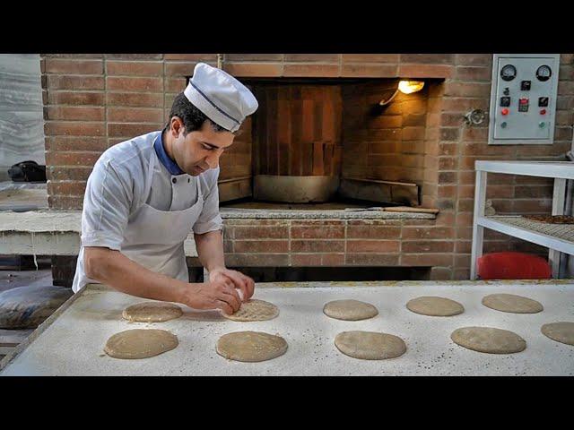 Relax and enjoy baking Barbari bread by watching this video| baking bread in Iran