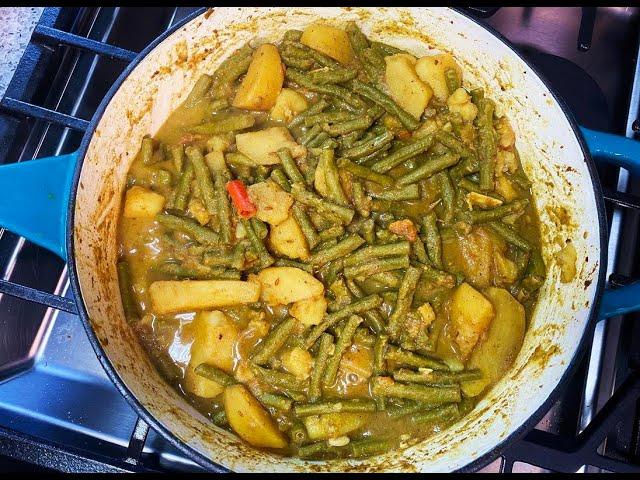 Curry Bodi With Potato | CaribbeanPot.com