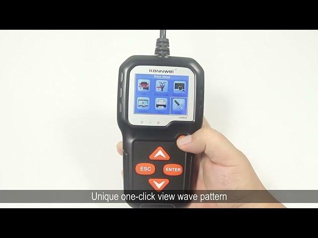 KONNWEI kw650 motorcycle automobile battery tester