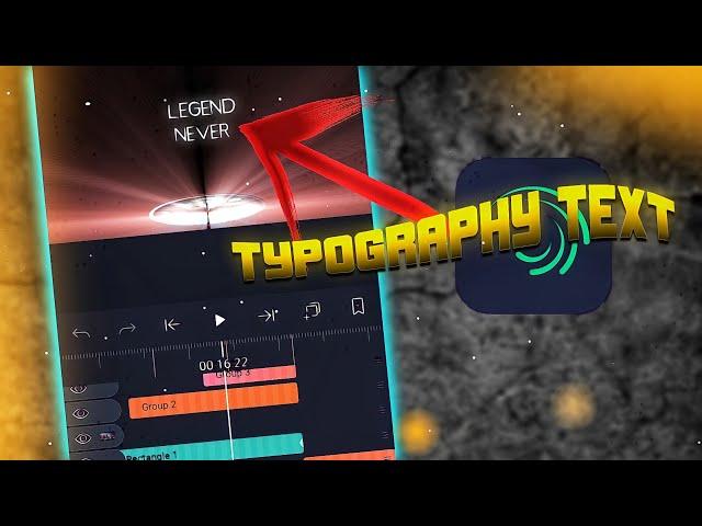 TYPOGRAPHY TEXT EDITING Alight Motion || free fire video editing