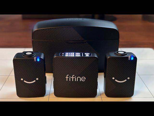 The New FIFINE M9 Wireless Lavalier Mic! Unboxing and Review