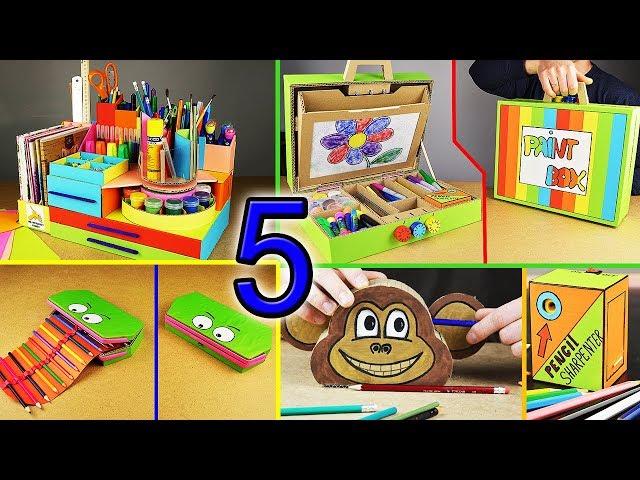 5 Amazing DIY ideas for SCHOOL (compilation)