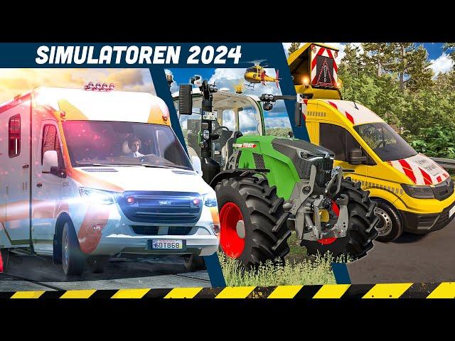 SIMULATOREN 2024: Diese TOP Simulationen kommen dieses Jahr! Rettung, Flugzeug, LKW und mehr!