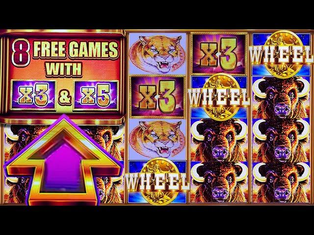 SUNSET ARROW GAMES  RARE WHEEL BONUS on MAX BET