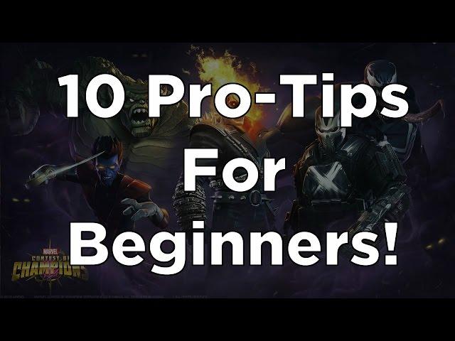 10 Pro-Tips For Beginners! - Marvel Contest of Champions
