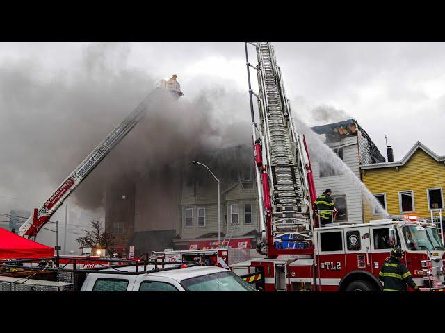 5th Alarm Fire in a Pharmacy (Multiple Buildings Involved) Bayonne New Jersey 11/22/24