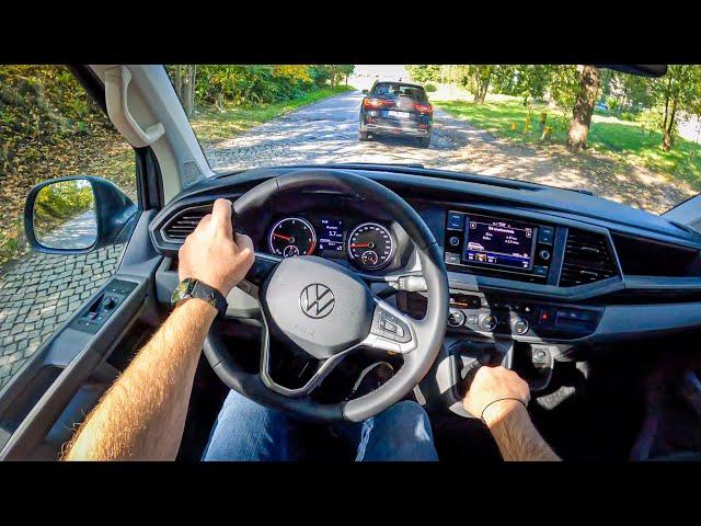 2022 Volkswagen Caravelle T6.1 [2.0 TDI 150HP] |0-100| POV Test Drive #1381 Joe Black