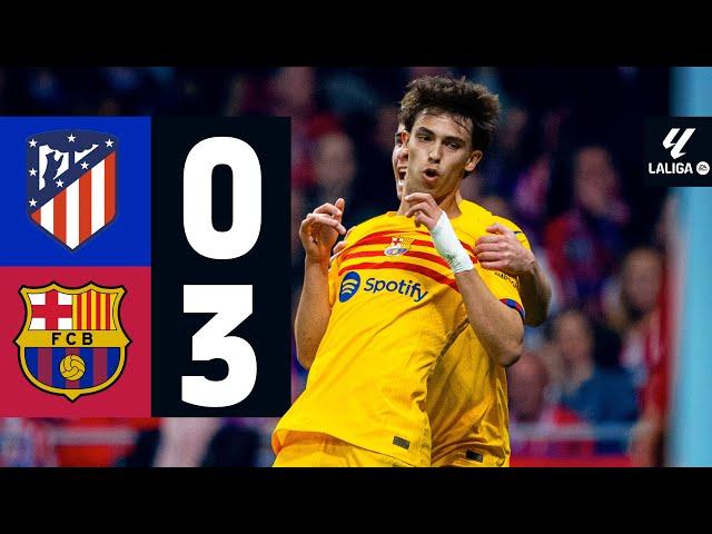 ATLETICO DE MADRID 0 vs 3 FC BARCELONA | LALIGA 2023/24 MD29