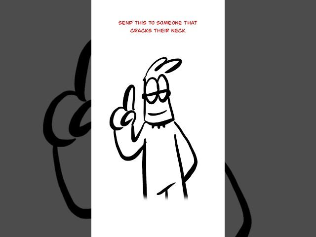 When You Crack Your Neck  (Animation Meme) #shorts