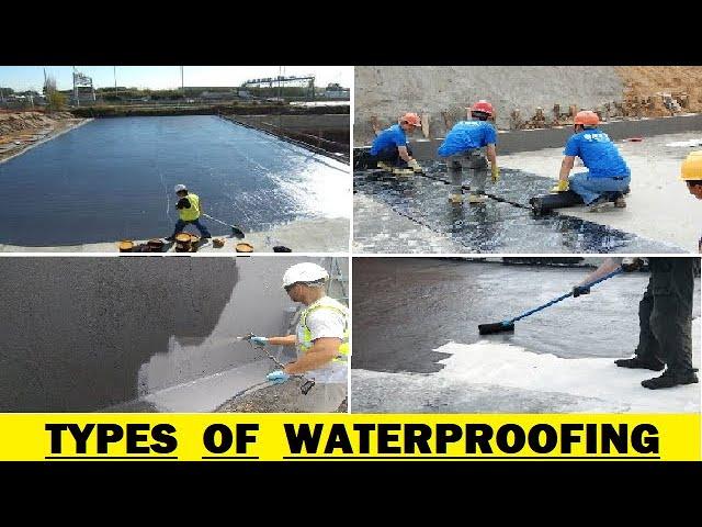 Types of Waterproofing