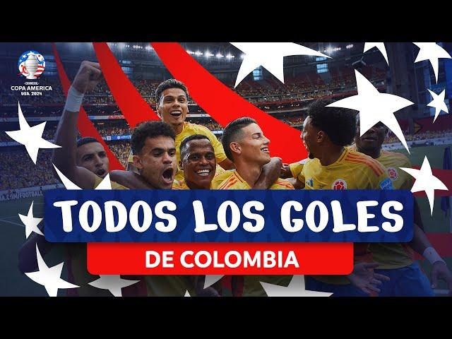 TODOS LOS GOLES DE COLOMBIA | CONMEBOL COPA AMÉRICA USA 2024™