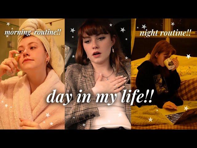 day in my life!!  (routines, hospital appointment, buying gracie tickets +more!!)